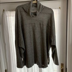 Aerie cowl neck grey heather sweater